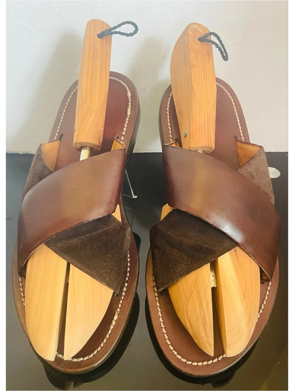 SUTOR MANTELLASSI BROWN SHOES – SIZE: 8 US / 7 UK Crisscross Retail $639